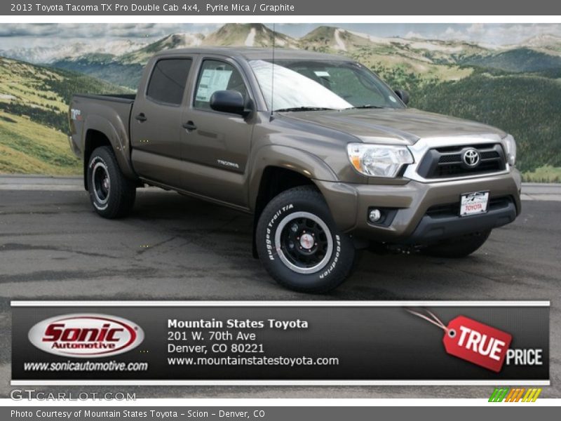 Pyrite Mica / Graphite 2013 Toyota Tacoma TX Pro Double Cab 4x4