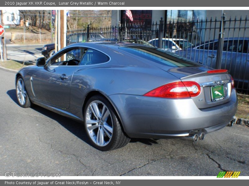 Lunar Grey Metallic / Warm Charcoal 2010 Jaguar XK XKR Coupe