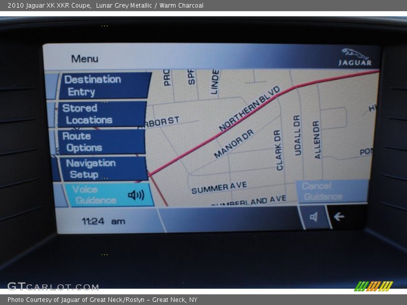 Navigation of 2010 XK XKR Coupe