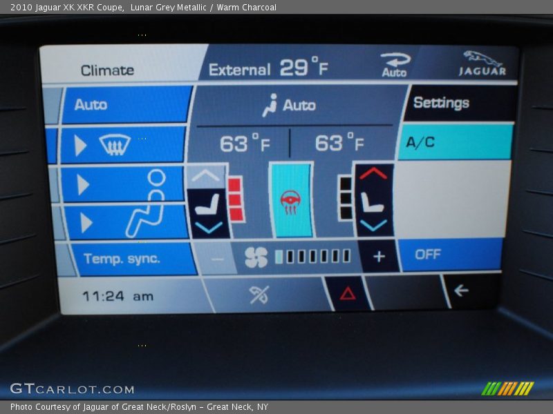 Controls of 2010 XK XKR Coupe