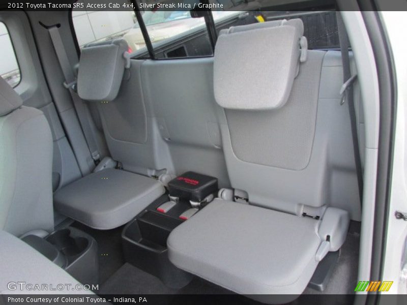 Rear Seat of 2012 Tacoma SR5 Access Cab 4x4