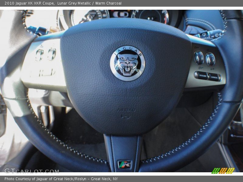 Lunar Grey Metallic / Warm Charcoal 2010 Jaguar XK XKR Coupe