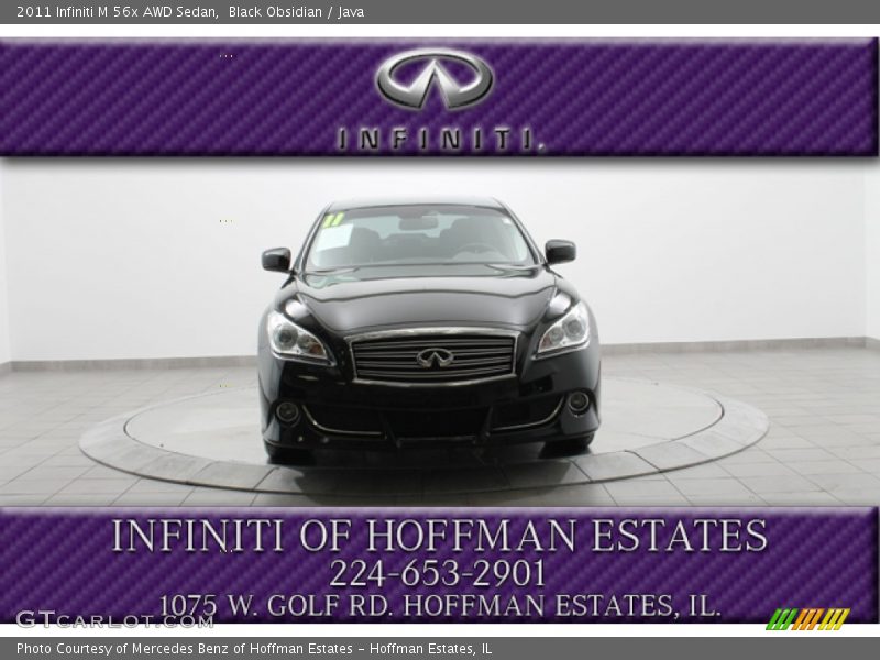 Black Obsidian / Java 2011 Infiniti M 56x AWD Sedan
