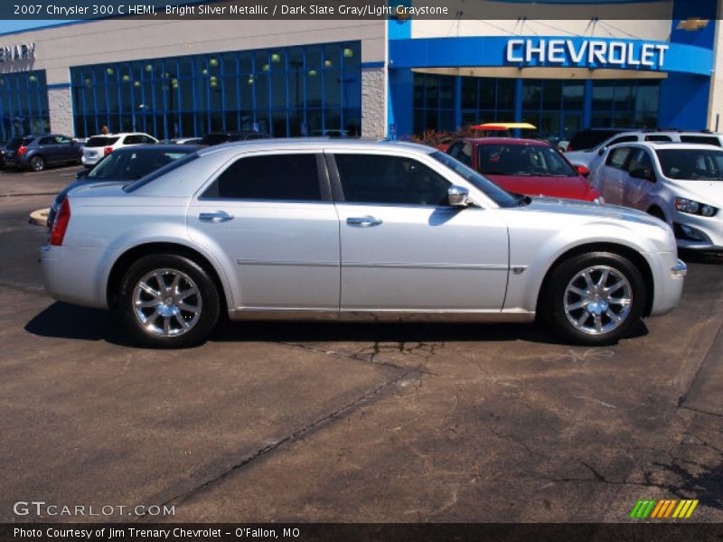 Bright Silver Metallic / Dark Slate Gray/Light Graystone 2007 Chrysler 300 C HEMI