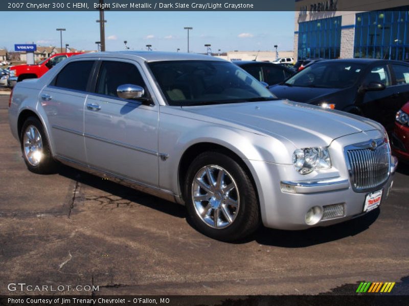 Bright Silver Metallic / Dark Slate Gray/Light Graystone 2007 Chrysler 300 C HEMI