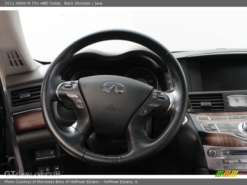 Black Obsidian / Java 2011 Infiniti M 56x AWD Sedan