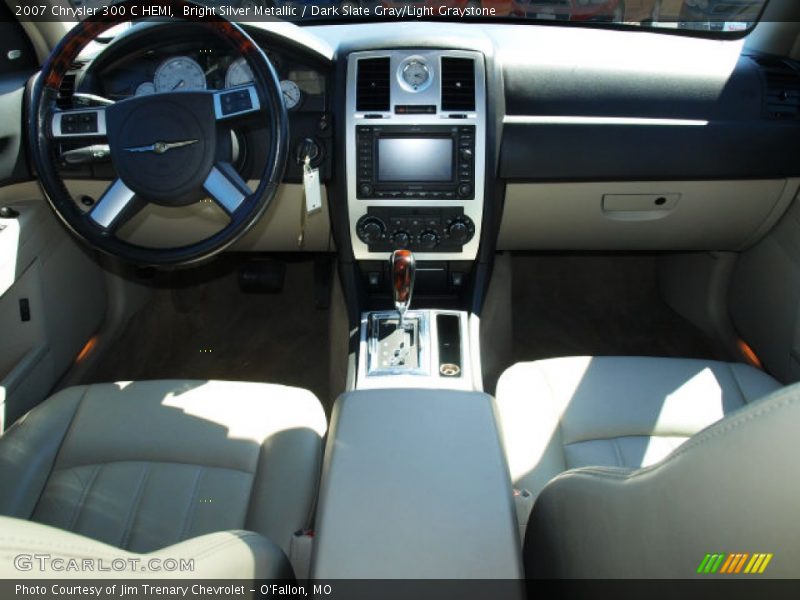 Bright Silver Metallic / Dark Slate Gray/Light Graystone 2007 Chrysler 300 C HEMI
