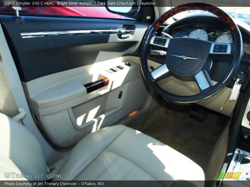 Bright Silver Metallic / Dark Slate Gray/Light Graystone 2007 Chrysler 300 C HEMI