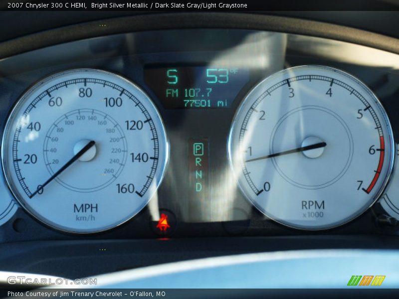 Bright Silver Metallic / Dark Slate Gray/Light Graystone 2007 Chrysler 300 C HEMI