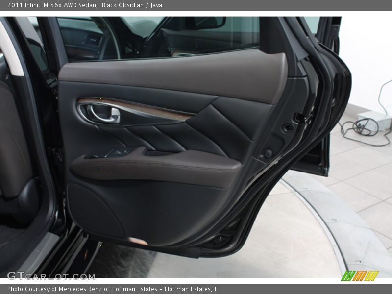Black Obsidian / Java 2011 Infiniti M 56x AWD Sedan