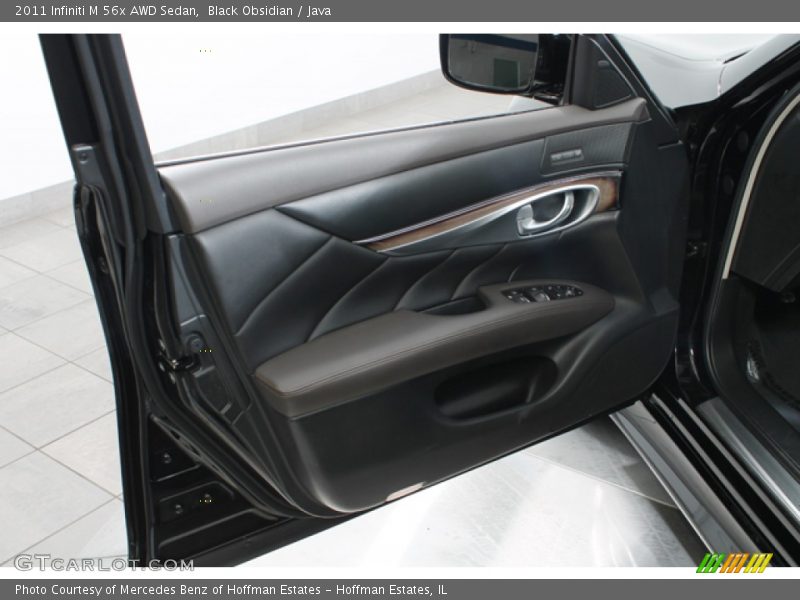 Black Obsidian / Java 2011 Infiniti M 56x AWD Sedan