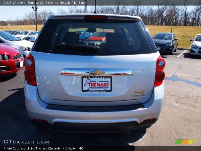 Silver Ice Metallic / Jet Black 2013 Chevrolet Equinox LS