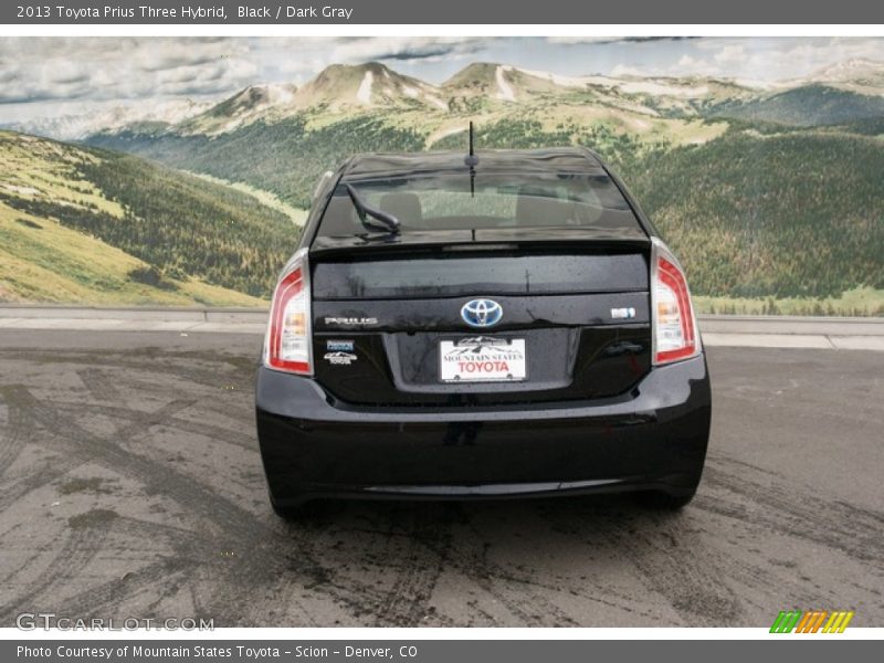 Black / Dark Gray 2013 Toyota Prius Three Hybrid