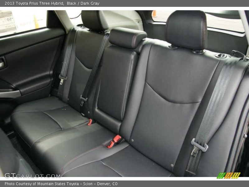 Black / Dark Gray 2013 Toyota Prius Three Hybrid
