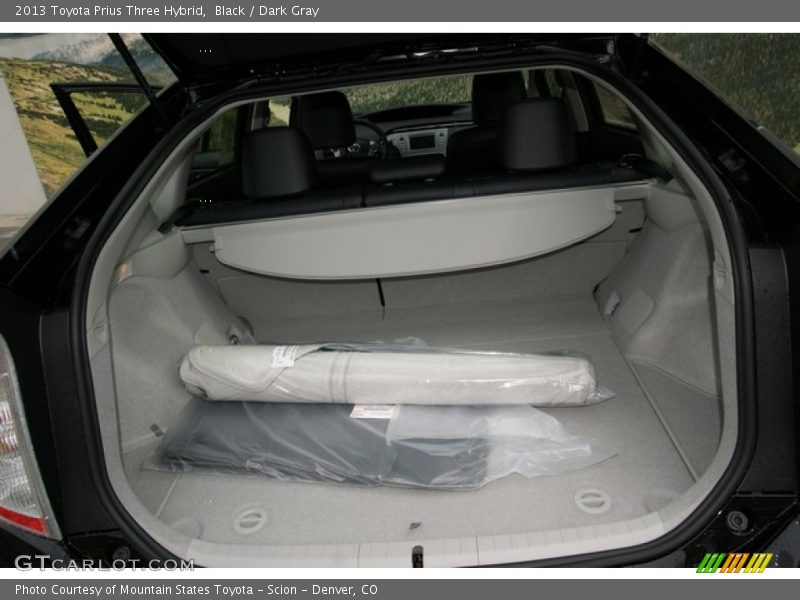 Black / Dark Gray 2013 Toyota Prius Three Hybrid