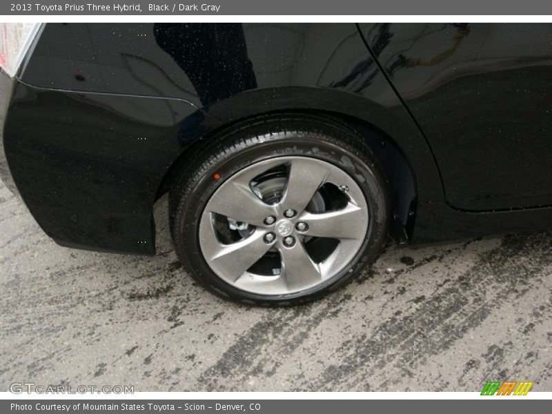 Black / Dark Gray 2013 Toyota Prius Three Hybrid