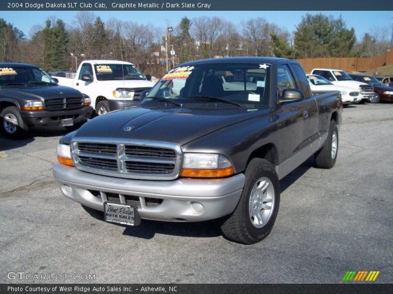 Graphite Metallic / Dark Slate Gray 2004 Dodge Dakota SLT Club Cab