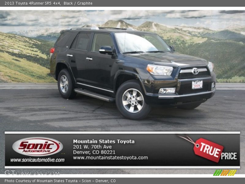 Black / Graphite 2013 Toyota 4Runner SR5 4x4