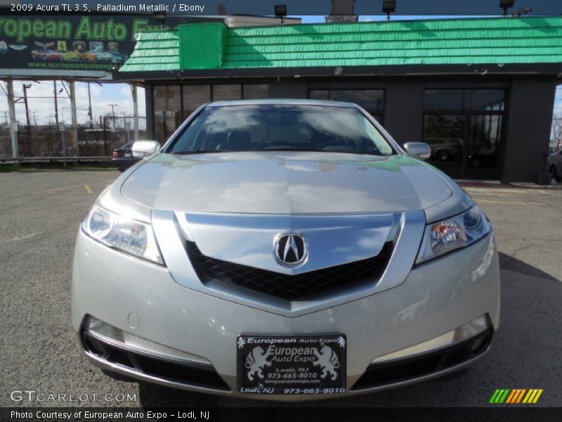 Palladium Metallic / Ebony 2009 Acura TL 3.5
