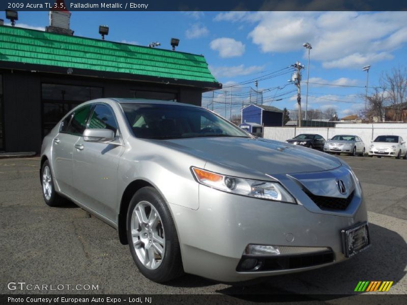 Palladium Metallic / Ebony 2009 Acura TL 3.5