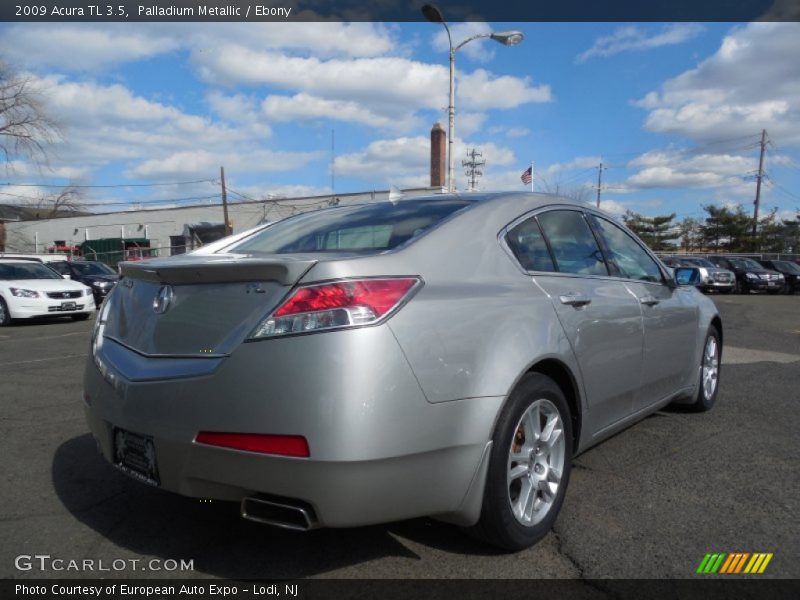 Palladium Metallic / Ebony 2009 Acura TL 3.5