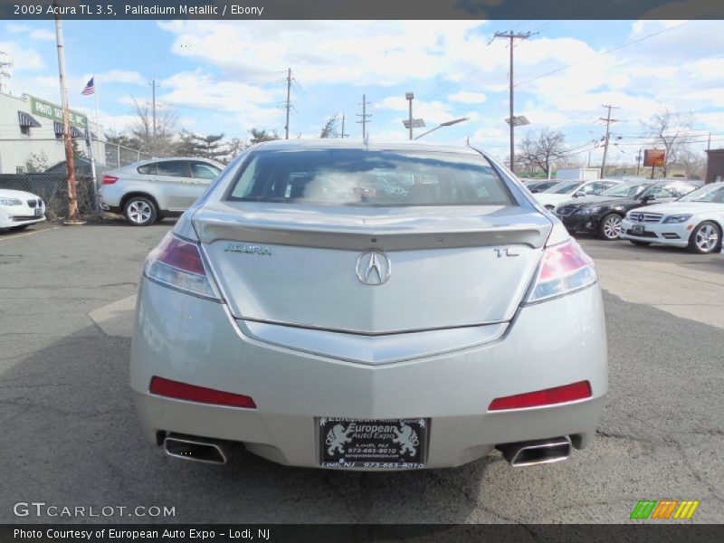Palladium Metallic / Ebony 2009 Acura TL 3.5