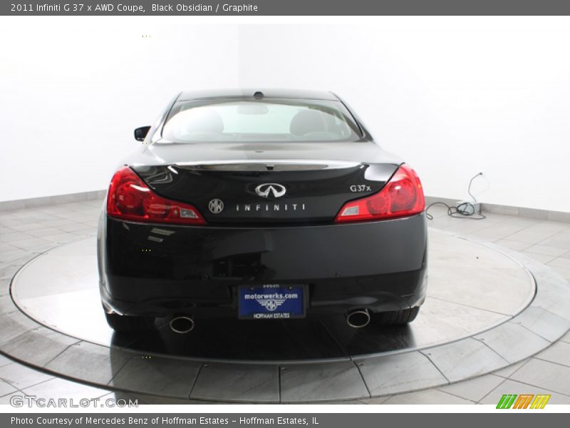 Black Obsidian / Graphite 2011 Infiniti G 37 x AWD Coupe