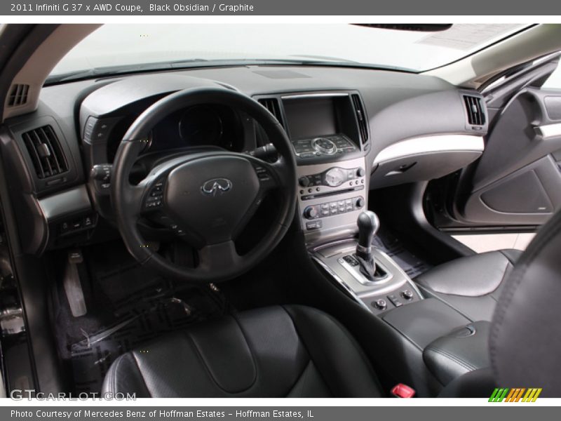 Black Obsidian / Graphite 2011 Infiniti G 37 x AWD Coupe