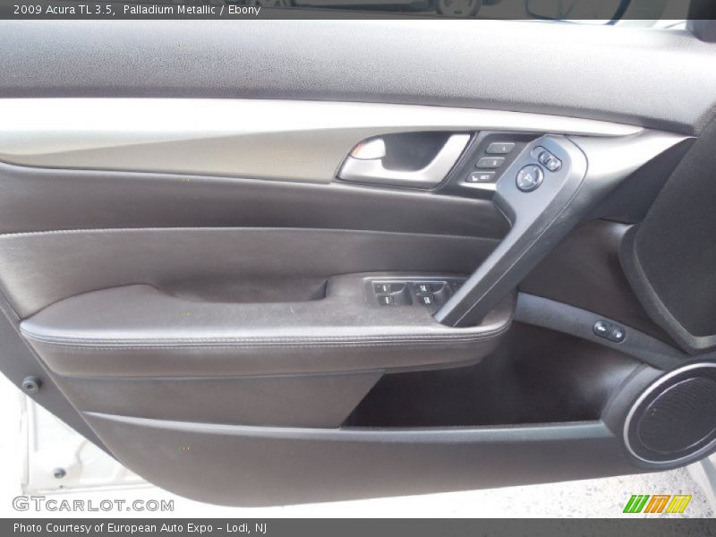 Palladium Metallic / Ebony 2009 Acura TL 3.5