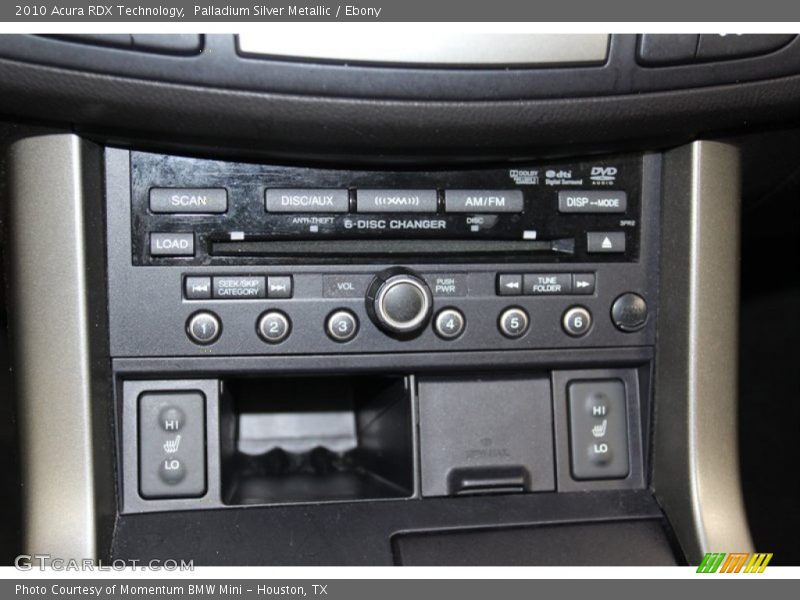 Palladium Silver Metallic / Ebony 2010 Acura RDX Technology