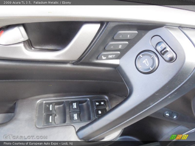 Palladium Metallic / Ebony 2009 Acura TL 3.5