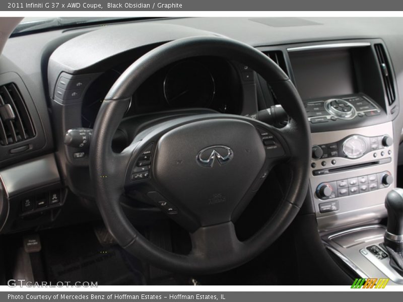 Black Obsidian / Graphite 2011 Infiniti G 37 x AWD Coupe