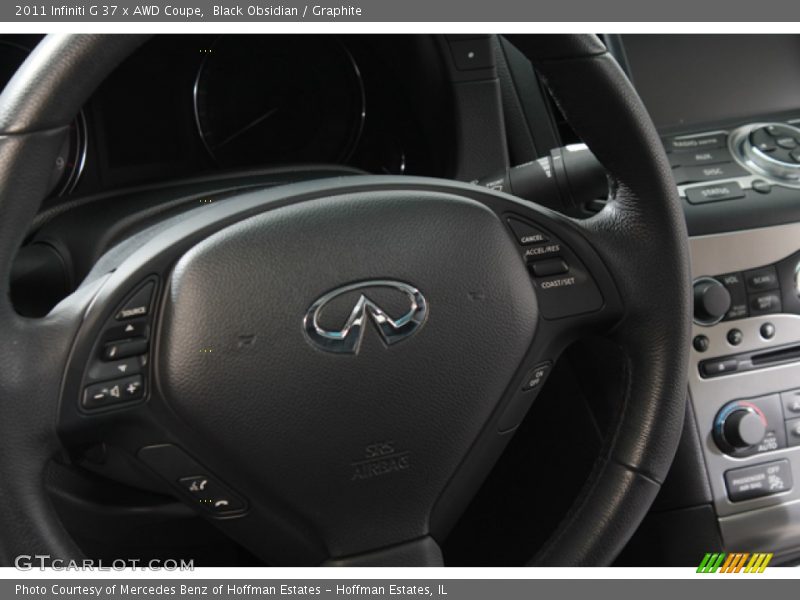 Black Obsidian / Graphite 2011 Infiniti G 37 x AWD Coupe