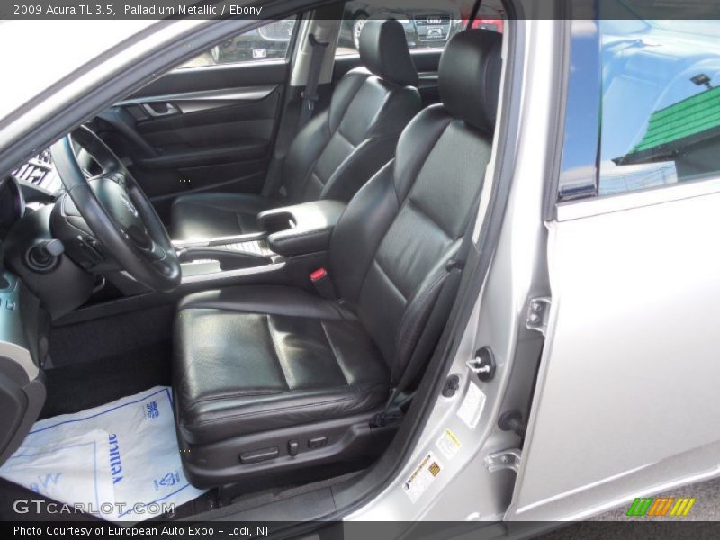 Palladium Metallic / Ebony 2009 Acura TL 3.5