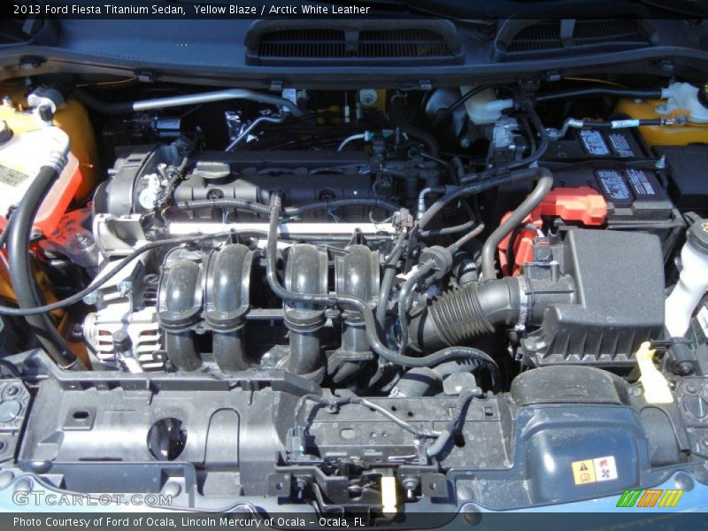  2013 Fiesta Titanium Sedan Engine - 1.6 Liter DOHC 16-Valve Ti-VCT Duratec 4 Cylinder