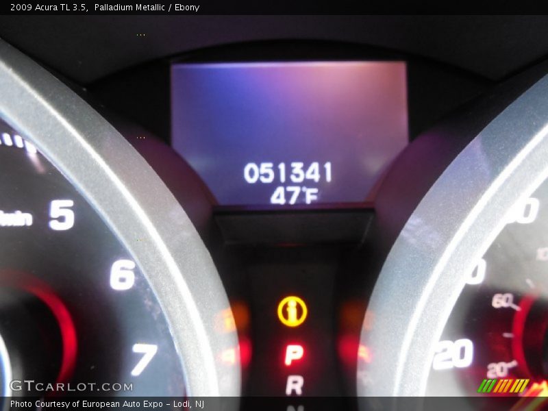 Palladium Metallic / Ebony 2009 Acura TL 3.5