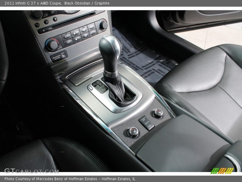 Black Obsidian / Graphite 2011 Infiniti G 37 x AWD Coupe