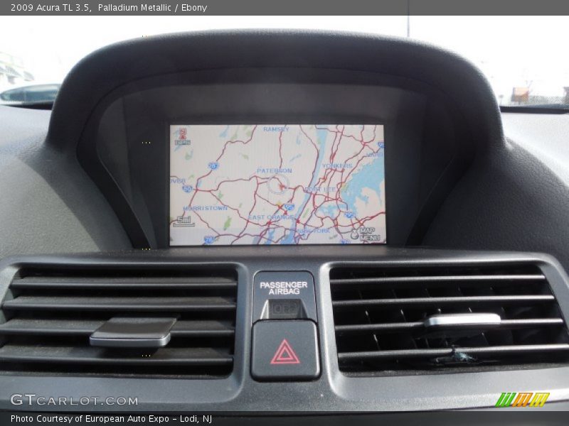 Palladium Metallic / Ebony 2009 Acura TL 3.5