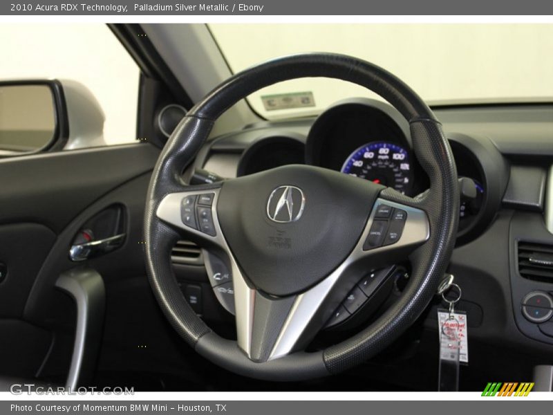 Palladium Silver Metallic / Ebony 2010 Acura RDX Technology