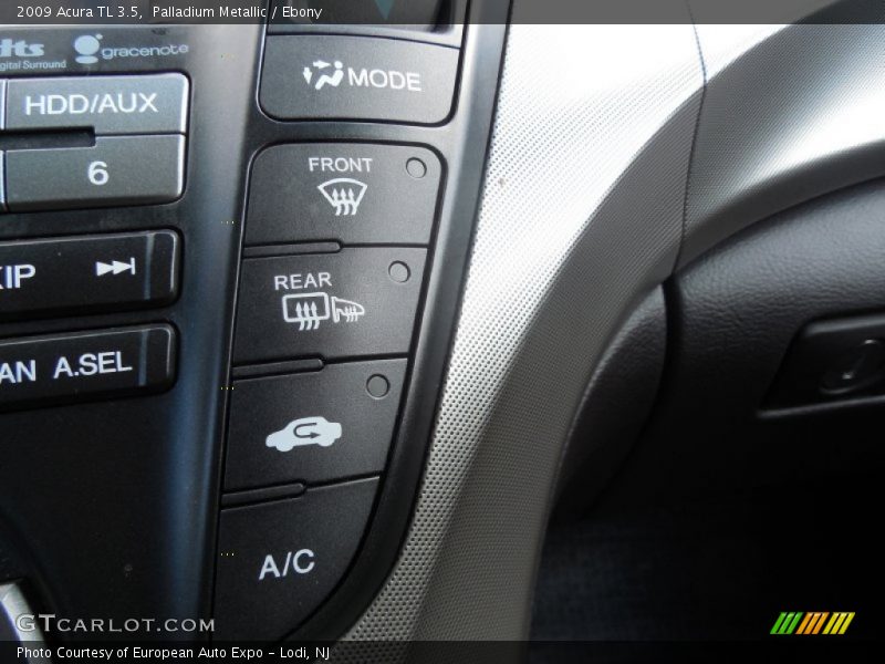 Palladium Metallic / Ebony 2009 Acura TL 3.5