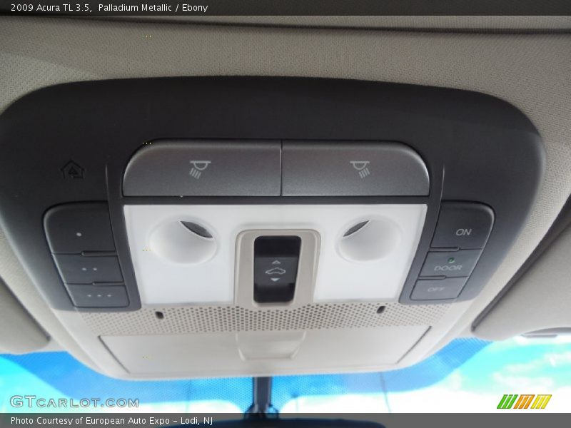 Palladium Metallic / Ebony 2009 Acura TL 3.5