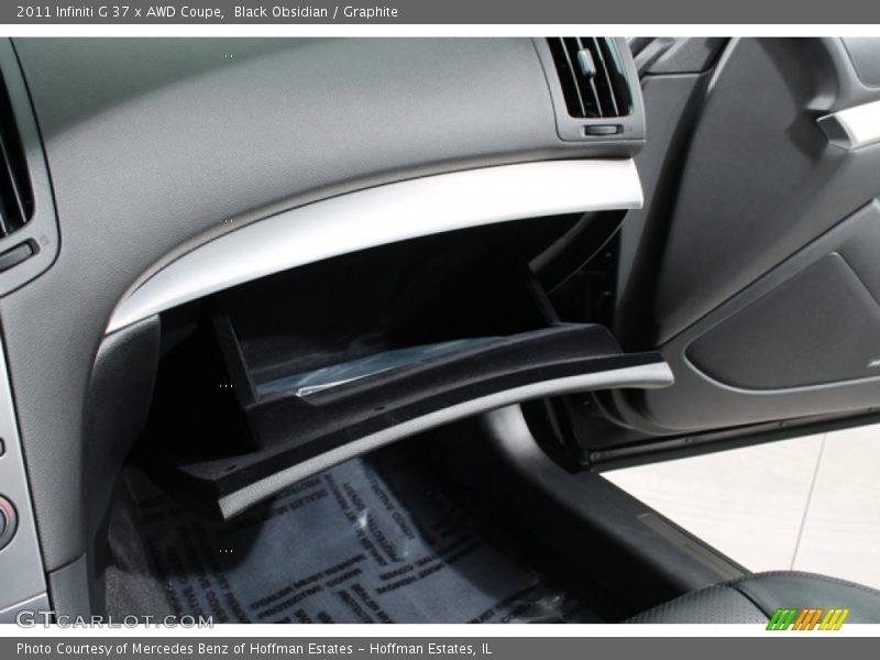 Black Obsidian / Graphite 2011 Infiniti G 37 x AWD Coupe