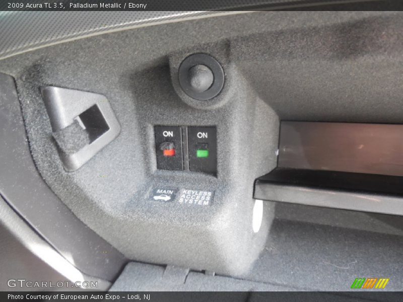 Palladium Metallic / Ebony 2009 Acura TL 3.5