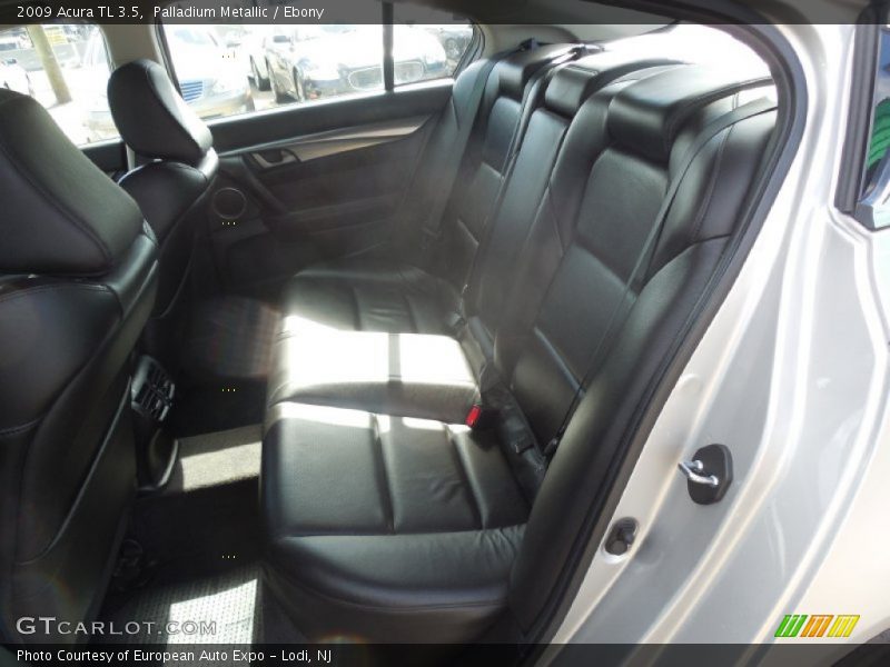 Palladium Metallic / Ebony 2009 Acura TL 3.5