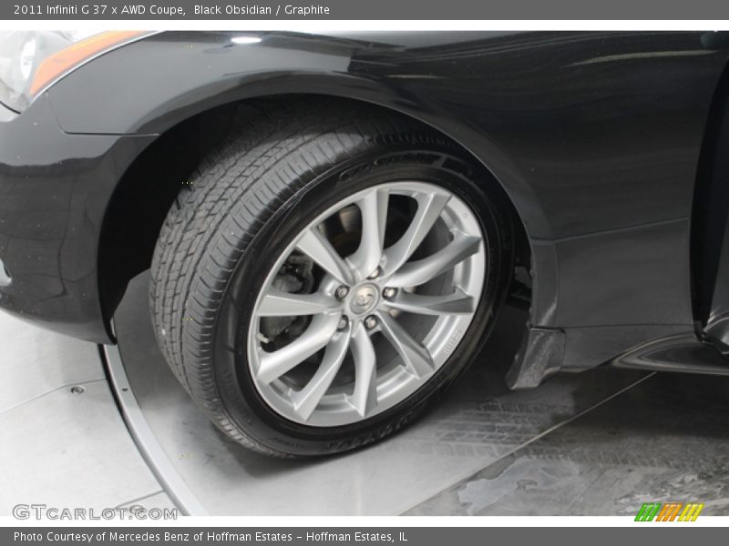 Black Obsidian / Graphite 2011 Infiniti G 37 x AWD Coupe