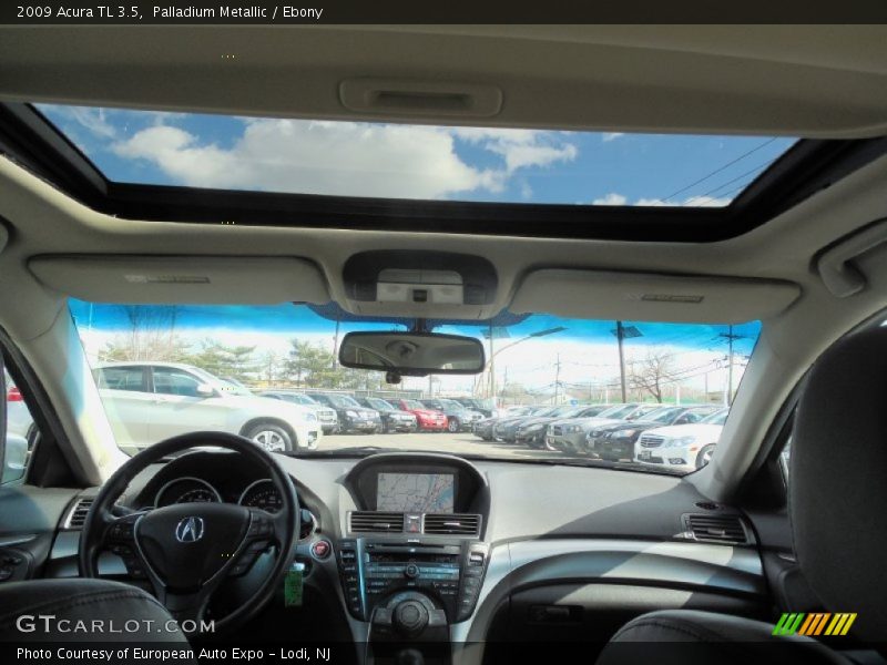 Palladium Metallic / Ebony 2009 Acura TL 3.5