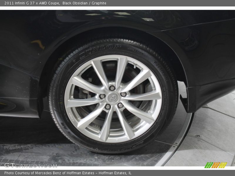 Black Obsidian / Graphite 2011 Infiniti G 37 x AWD Coupe