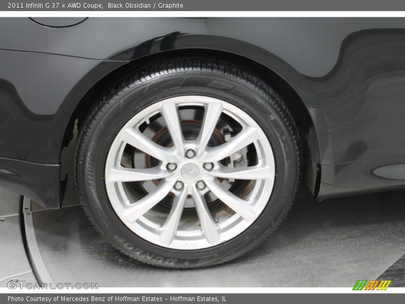 Black Obsidian / Graphite 2011 Infiniti G 37 x AWD Coupe