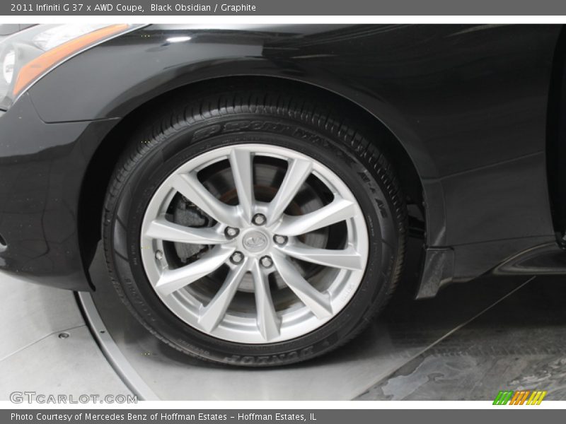 Black Obsidian / Graphite 2011 Infiniti G 37 x AWD Coupe