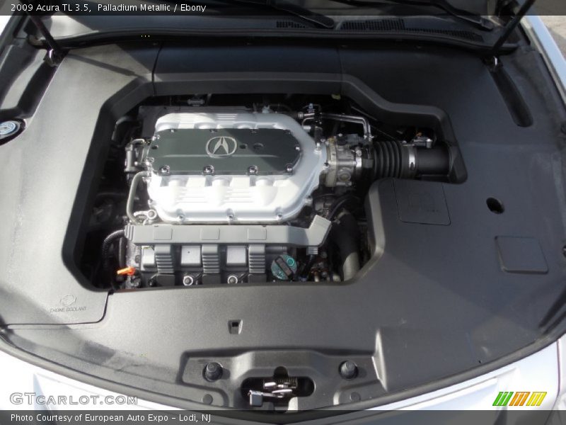 Palladium Metallic / Ebony 2009 Acura TL 3.5